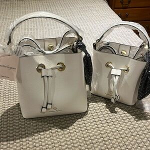 Nanette Lepore bucket bag set. NWT